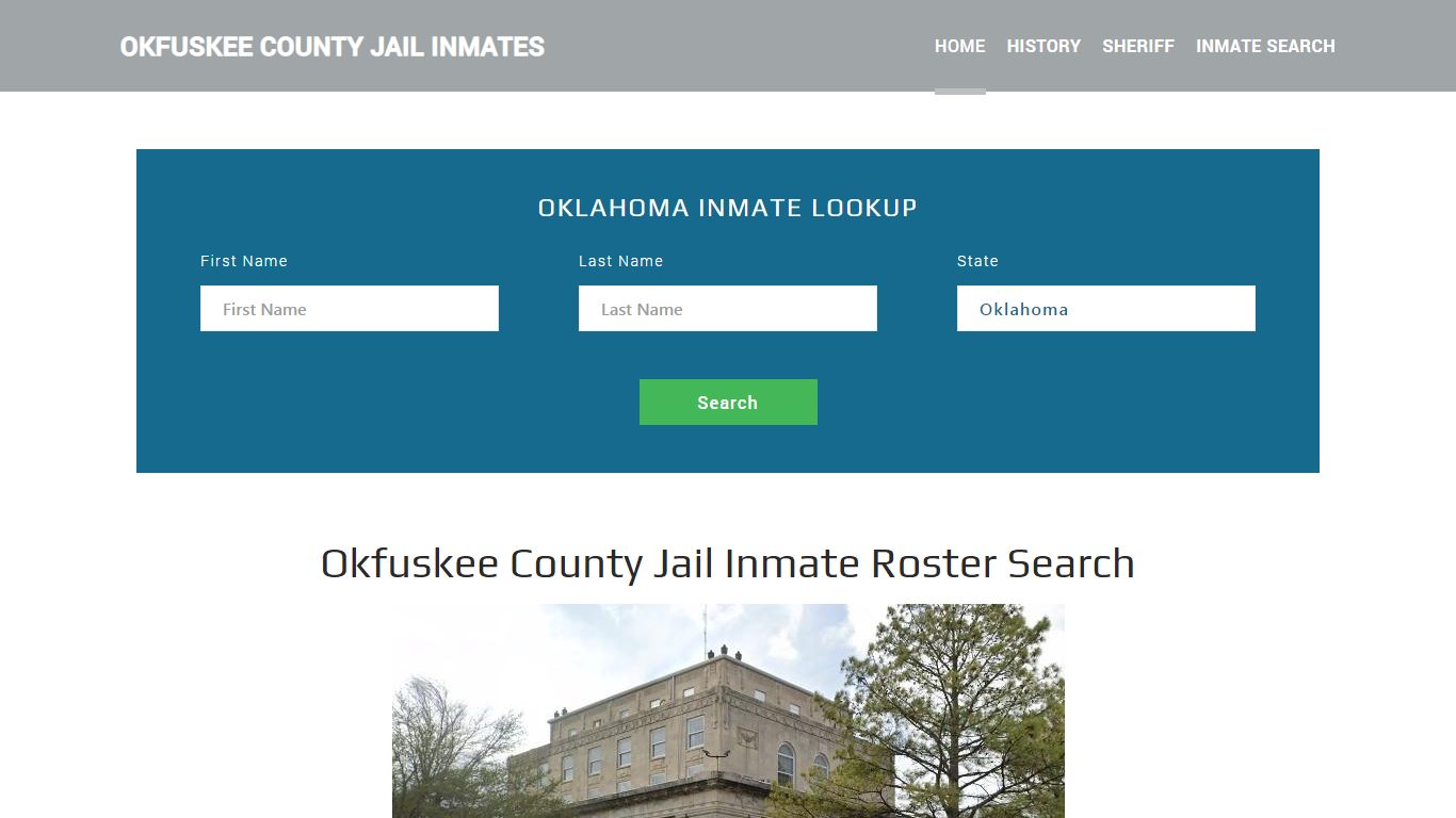 Okfuskee County Jail Inmate Roster Lookup, Okemah, OK